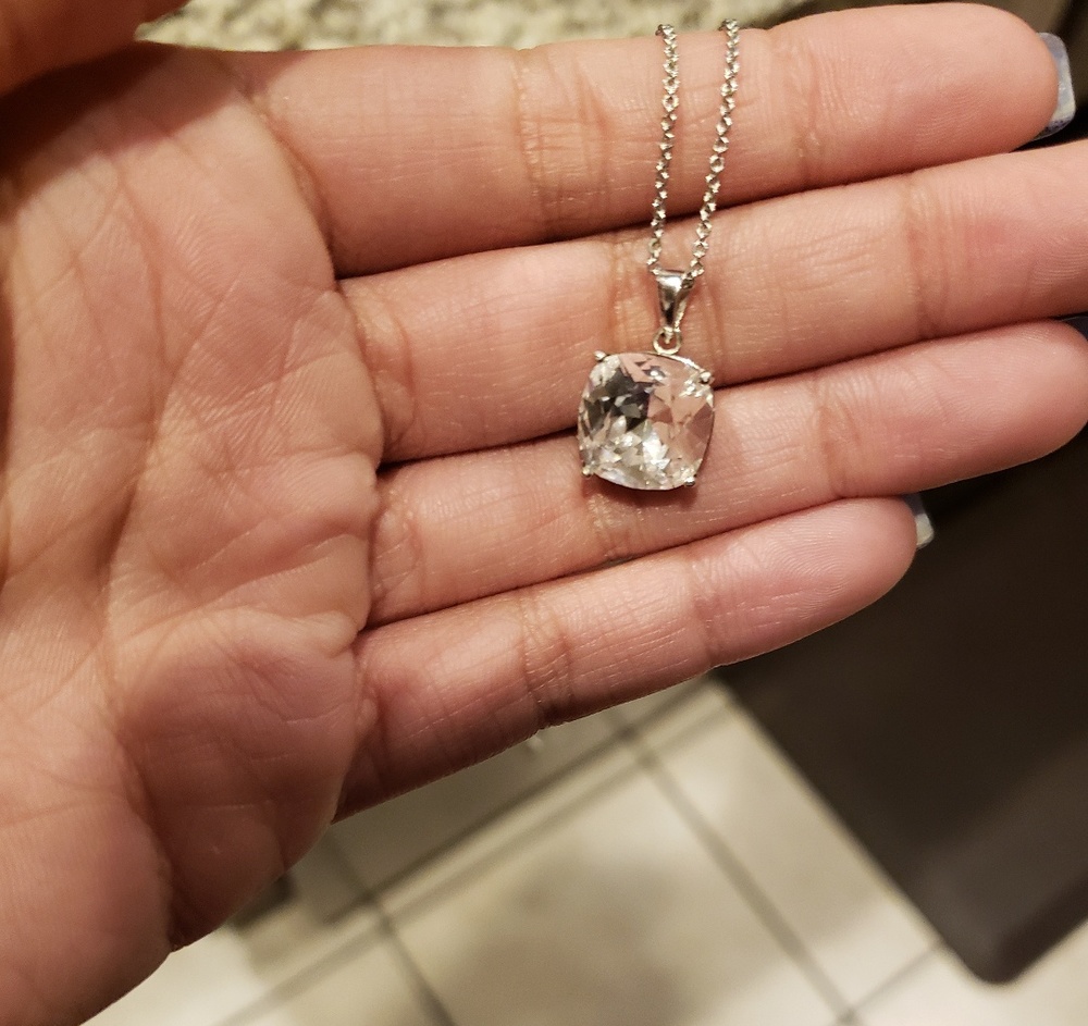 Cubic Zirconia Stone Necklace